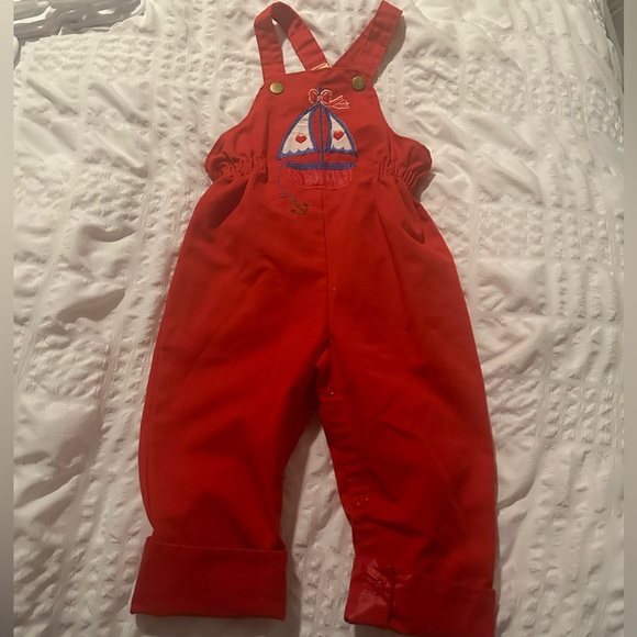 Vintage carters sailboat overalls 1970s - Picture 1 of 4